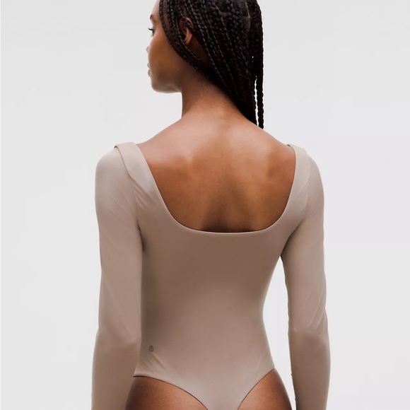 NWT lululemon square neck long sleeve  bodysuit - Picture 2 of 7